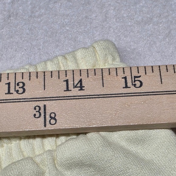 NEW Disney Aristocats Marie Purrfect Pajama Shorts Lounge Shorts XL Pale Yellow - Picture 6 of 10